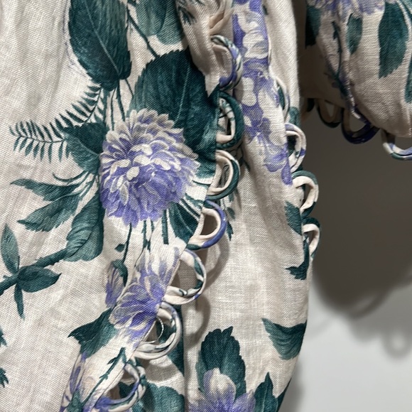 Zimmermann Exclusive Mytheresa – Cassia floral linen crop top - Picture 6 of 12